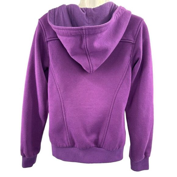 Sims Snowboarding Purple Moto Zip Hoodie Jacket Women’s Small Casual Streetwear - Picture 6 of 11